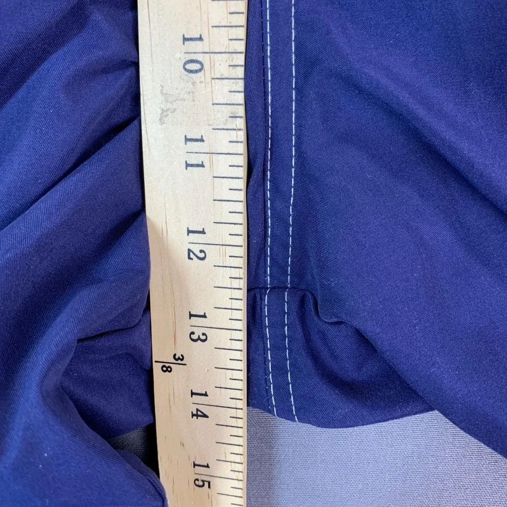 U.S. Polo Assn. Swim Trunks‎ Mens Medium Blue Colorblock Flag Mesh Lined USA